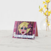 Grußkarte Karte (Gelbe Blume)