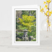 Grußkarte Karte (Gelbe Blume)