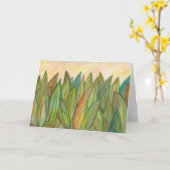 Grußkarte Karte (Gelbe Blume)