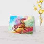 Grußkarte Karte (Gelbe Blume)