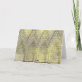 Grußkarte Karte (Rückseite)