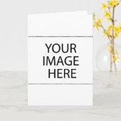 Grußkarte Karte (Gelbe Blume)