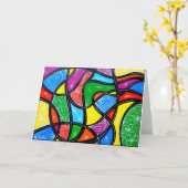 Grußkarte Karte (Gelbe Blume)