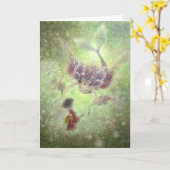 Grußkarte Karte (Gelbe Blume)