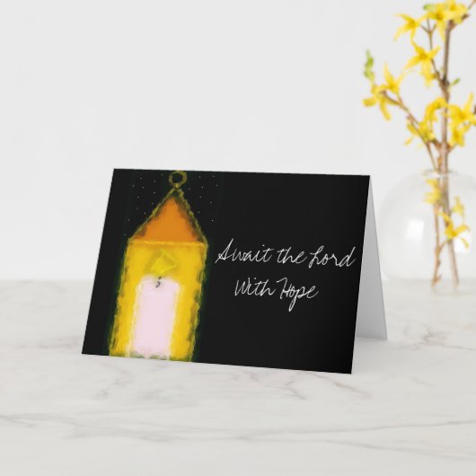 Grußkarte Karte (Gelbe Blume)