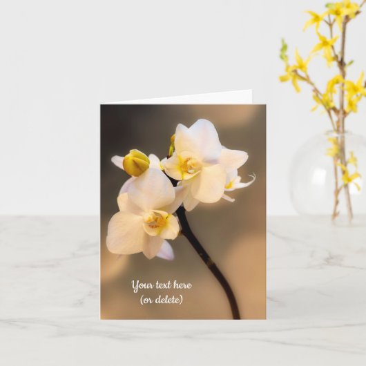 Grußkarte Karte (Gelbe Blume)