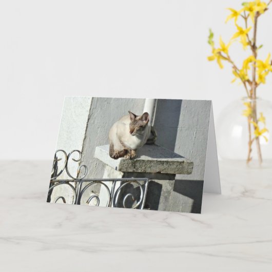 Grußkarte Karte (Gelbe Blume)