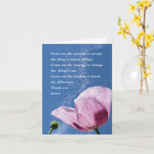 Grußkarte Karte (Gelbe Blume)