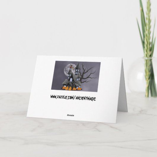 Grußkarte Karte (Rückseite)