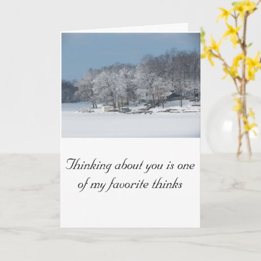 Grußkarte Karte (Gelbe Blume)