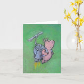 Grußkarte Karte (Gelbe Blume)