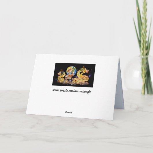 Grußkarte Karte (Rückseite)