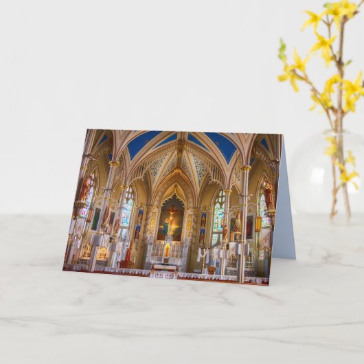 Grußkarte Karte (Gelbe Blume)