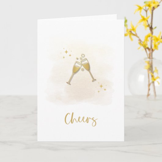 Grußkarte Karte (Gelbe Blume)