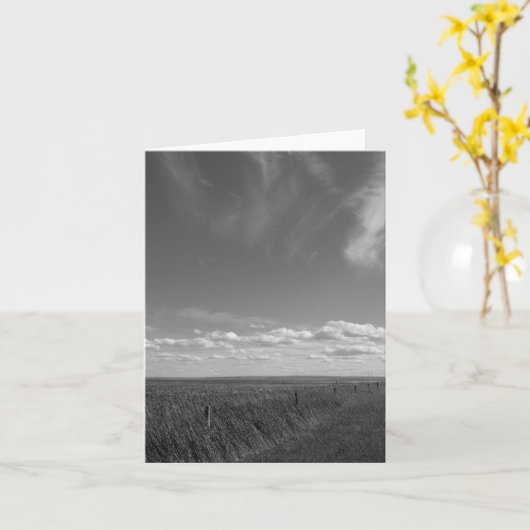 Grußkarte Karte (Gelbe Blume)