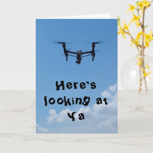 Grußkarte Karte (Gelbe Blume)