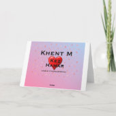 Grußkarte Khent M Karte (Rückseite)