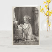 Grußkarte "Kindergebet" Karte (Gelbe Blume)