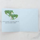 Grußkarte : Kindergeburtstag Frosch Karte (Innenseite)