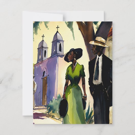 Grußkarte - Kirchendienste #11 (Ostern) Feiertagskarte (Vorderseite)