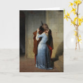 Grußkarte Kiss/Il Bacio Karte (Gelbe Blume)