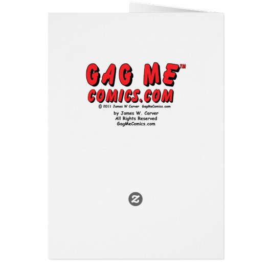 Grußkarte "Kleiner Stick" (Hinten)