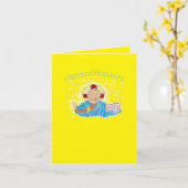 Grußkarte / Komfort auf Griechisch Karte (Gelbe Blume)