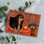 Grußkarte, König Charles Cavalier Spaniel