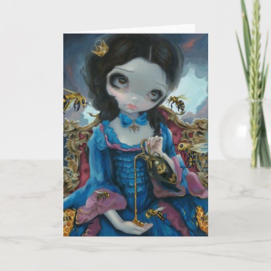 Grußkarte "Königin der Bienen" Karte (Vorderseite)