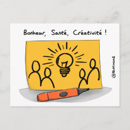 Grußkarte "Kreativität" Postkarte