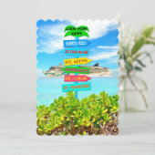 Grußkarte - Kreuzfahrt 2019 Feiertagskarte (Stehend Vorderseite)