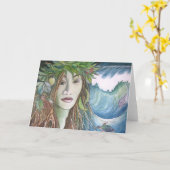 Grußkarte: Laka Karte (Gelbe Blume)