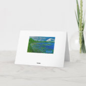 Grußkarte Lake Artemesia Karte (Rückseite)