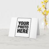 Grußkarte - Landschaft Karte (Gelbe Blume)