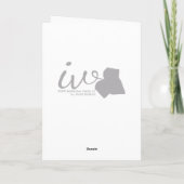 Grußkarte - Lass Go Lass Gott Karte (Rückseite)