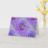 Grußkarte Lavendel Karte (Gelbe Blume)