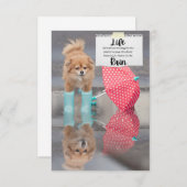 Grußkarte - Leben Dankeskarte (Vorne/Hinten)