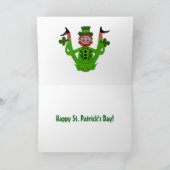 Grußkarte Leprechaun - St. Patrick's Day Karte (Innenseite)