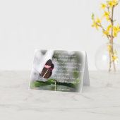 Grußkarte/Liebe ist geduldig, Liebe ist freundlich Karte (Gelbe Blume)