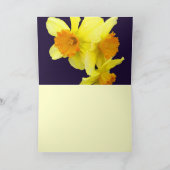 Grußkarte Lilies und Daffodils Karte (Innenseite)
