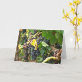 Grußkarte, löschen, mit Trauben Karte (Gelbe Blume)