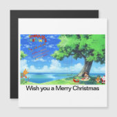 Grußkarte Magnetkarte (Vorne/Hinten)