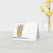 Grußkarte "Maui Pineaple" Karte (Gelbe Blume)