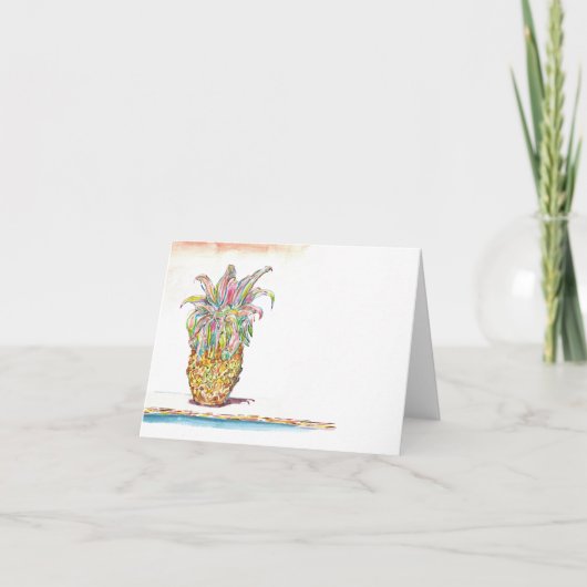 Grußkarte "Maui Pineaple" Karte (Vorderseite)