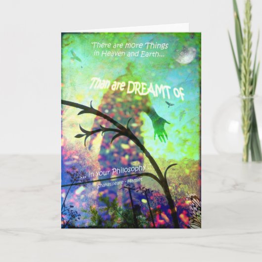 Grußkarte "Mehr Dinge" Karte (Vorderseite)