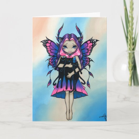 Grußkarte "Meine drei Kätzchen" Karte (Vorderseite)