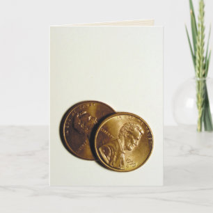 Grußkarte "meine zwei Cents" Karte