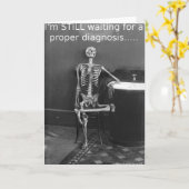 Grußkarte MENIERES DIAGNOSE Karte (Gelbe Blume)