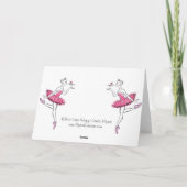 Grußkarte Merken Karte (Rückseite)