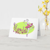 Grußkarte Merken Karte (Gelbe Blume)